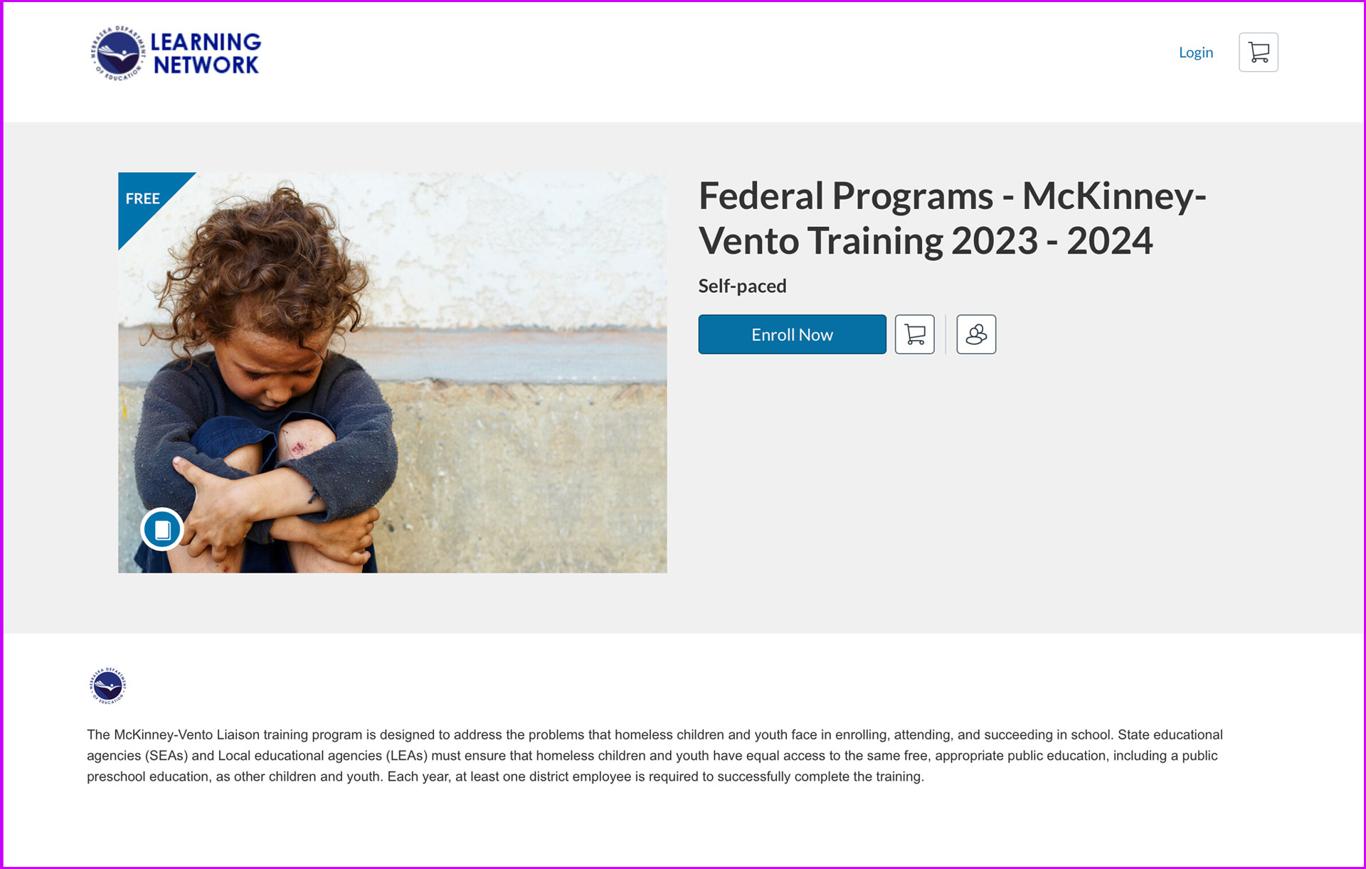 Homeless Module Sample Image